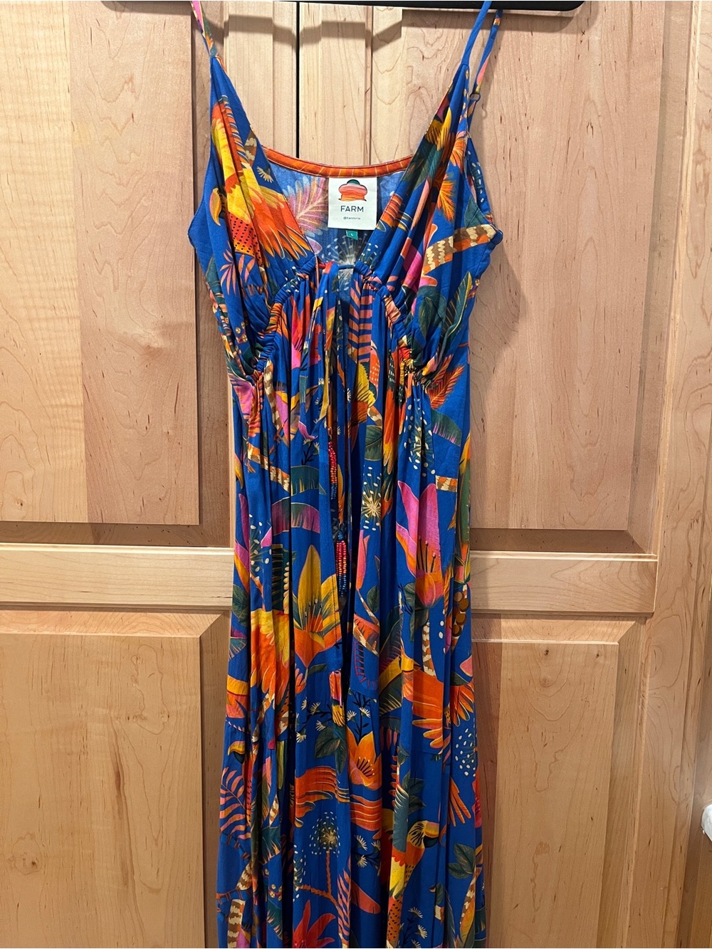 NWT Farm Rio One-Piece Tropical Cover-Up, Large